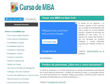 Tablet Screenshot of cursodemba.com